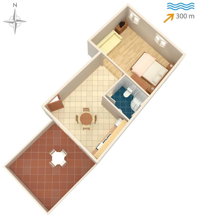 Apartments With A Parking Space Tkon, Pasman - 6216 외부 사진